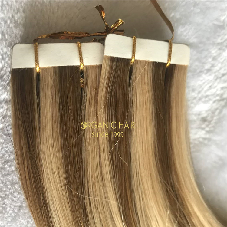 Tape In Hair Extensions - 100% Remy Cuticle Human Hair Extensions A188